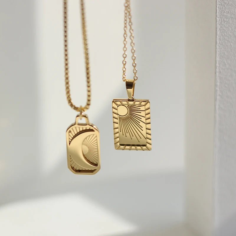 Two Pendant Necklace from Luzza Studio