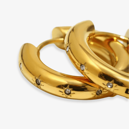 Celestia Hoop Earrings - Luzza Studio