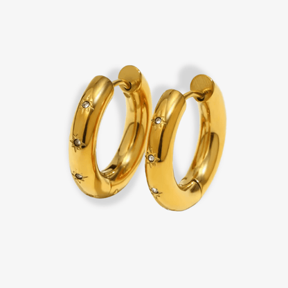 Celestia Hoop Earrings - Luzza Studio