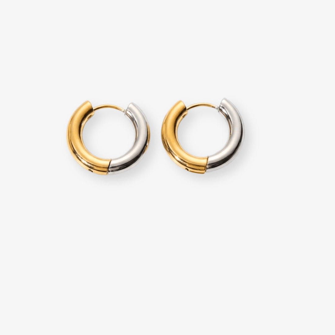 Duality Two - Tone Hoops - Luzza Studio