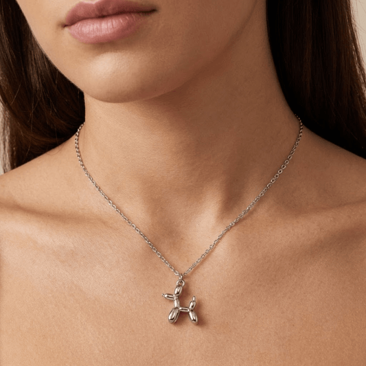 Poodle Charm Pendant Necklace - Luzza Studio